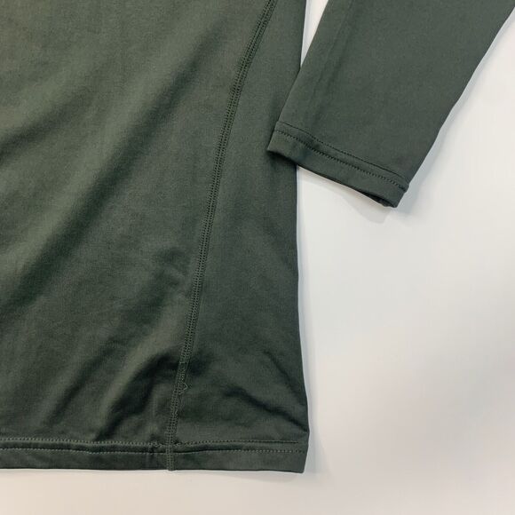 Devops T Shirt Mens M Medium Forest Green Fleece Lined Long Sleeve Base Layer - Picture 3 of 10